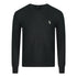 Aquascutum Check A Logo Black V-Neck Jumper - Nova Clothing